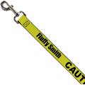 Buckle-Down Personalized Dog Leash, Caution