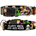 Buckle-Down Nick 90's Polyester Personalized Dog Collar, Large
