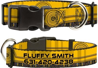 Buckle-Down Star Wars C3-PO Polyester Personalized Dog Collar, slide 1 of 1
