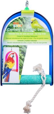 Penn-Plax Bird Life Cement & Acrylic Bird Swing, slide 1 of 1