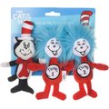 Dr. Seuss The Cat In The Hat The Cat, Thing 1 & Thing 2 Cat Toy, 3 count