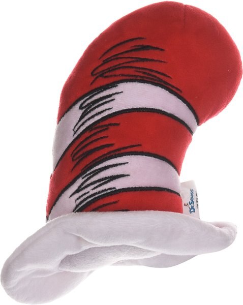 Dr. Seuss The Cat In The Hat Hat Plush Dog Toy slide 1 of 4