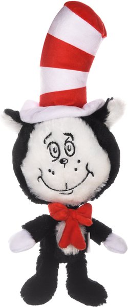 Dr. Seuss The Cat In The Hat The Cat Big Head Plush Dog Toy slide 1 of 4