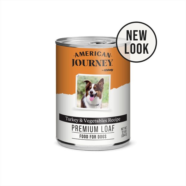 American Journey Active Life Formula Turkey & Garden Vegetables Recipe Canned Dog Food, 12.5-oz, case of 12 slide 1 of 9