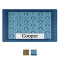 Drymate Paw Braid Personalized Dog & Cat Placemat, Blue, Small