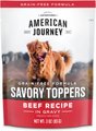 American Journey Savory Toppers Beef Recipe in Gravy Grain-Free Dog Food Topper, 3-oz pouches, case of 24