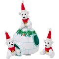 Frisco Holiday Igloo Hide and Seek Puzzle Plush Squeaky Dog Toy