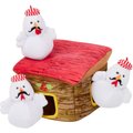 Frisco 3 French Hens Hide & Seek Puzzle Plush Squeaky Dog Toy