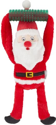 Frisco Holiday Santa Plush with TPR Squeaky Dog Toy, slide 1 of 1