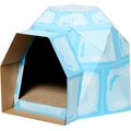 Frisco Holiday Igloo Cardboard Cat House Cat Toy