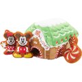 Disney Holiday Mickey & Minnie Mouse Gingerbread House Hide and Seek Puzzle Plush Squeaky Dog Toy