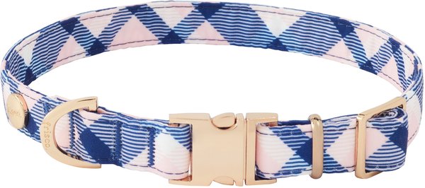 Frisco Fashion Collar, Pink Plaid, XS - Neck: 8 - 12-in, Width: 5/8-in slide 1 of 5