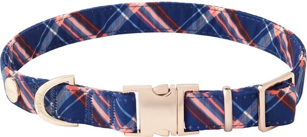 Frisco Fashion Collar, Blue Plaid, MD - Neck: 14 - 20-in, Width: 3/4-in slide 1 of 5