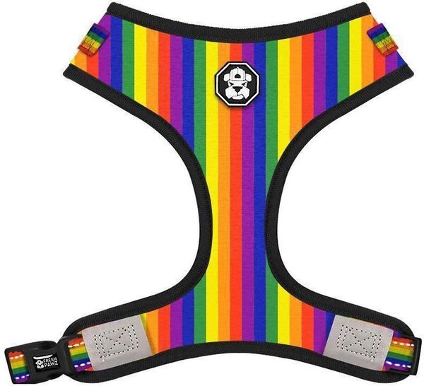 Fresh Pawz Pride Flag Adjustable Mesh Dog Harness, X-Large slide 1 of 3