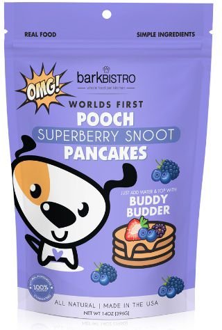 Bark Bistro Company Pooch Pancakes Superberry Snoot Dog Treat, 14-oz bag slide 1 of 4