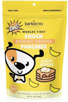 Bark Bistro Company Pooch Pancakes Barking Banana Dog Treat, 14-oz bag, slide 1 of 1