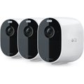 Arlo Essential Indoor/Outdoor 1080p Spotlight Wire-Free Pet Camera Kit, White, 3 count