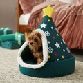 Frisco Holiday Dog & Cat Christmas Tree Cave Bed