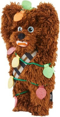 STAR WARS Holiday CHEWBACCA Plush Squeaky Dog Toy, slide 1 of 1