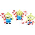Pixar Holiday Aliens Plush Cat Toy with Catnip, 3 count