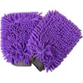 Hertzko Chenille Coral Fleece  Dog & Cat Towel Glove, 2 count