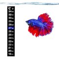 SunGrow Sticker Betta Fish Aquarium Thermometer