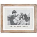 Mud Pie "Pressed Glass Family" Picture Frame