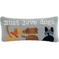 Mud Pie "Must Love Dogs" Pillow