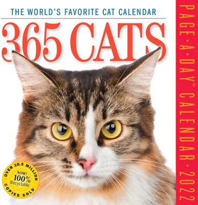 365 Cats 2022 Page-A-Day Calendar, slide 1 of 1