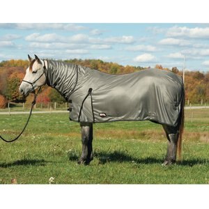 Weaver Leather Mesh Horse Fly Sheet, Gray, 76-in