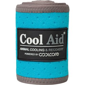 Weaver Leather CoolAid Equine Icing & Cooling Polo Horse Wraps, Turquoise, Medium