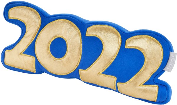 Frisco New Year's Eve 2022 Plush Squeaky Dog Toy  slide 1 of 5