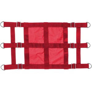 Gatsby Closed Center Nylon Horse Stall Guard, Red