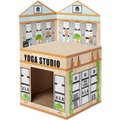 Frisco Yoga Studio Cardboard Cat House