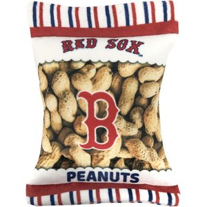 Pets First MLB Peanut Bag Dog Toy, Boston Red Sox
