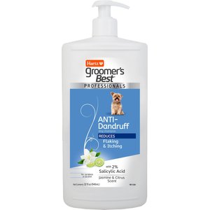 Hartz Groomer's Best Professionals Anti-Dandruff Jasmine & Citrus Scent Dog Shampoo, 32-oz bottle