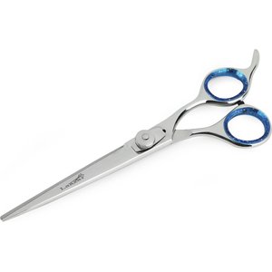 Laazar Pro Shear Straight Dog Grooming Scissors, 7-in