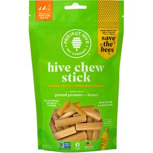 Project Hive Pet Company Chew Sticks Small Hard Chew Dog Treats, 7-oz bag
