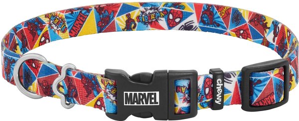 Marvel's Spider-Man Comics Dog Collar, SM - Neck: 10-14-in, Width: 5/8-in slide 1 of 5