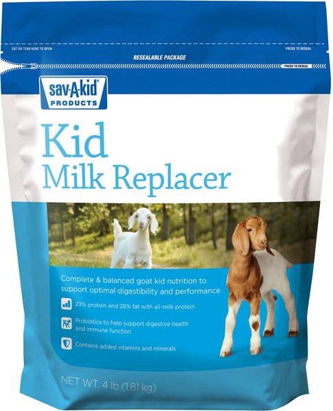 Sav-A-Caf Sav-A-Kid Goat Milk Replacer, 4-lb pouch slide 1 of 6