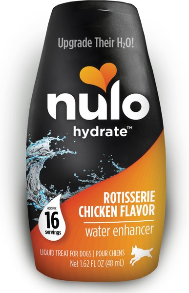 Nulo Hydrate Rotisserie Chicken Flavor Water Enhancer Liquid Dog Supplement, 1.62-oz, case of 12 slide 1 of 2