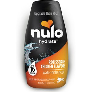 Nulo Hydrate Rotisserie Chicken Flavor Water Enhancer Liquid Dog Supplement, 1.62-oz, case of 12
