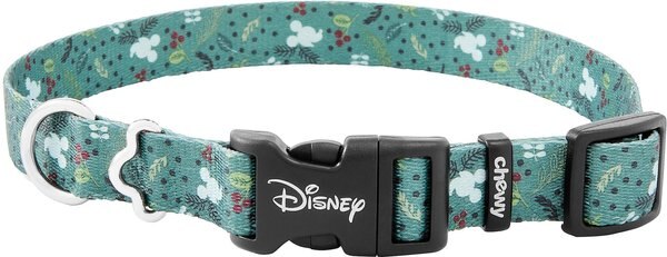 Disney Mickey Mouse Holiday Dog Collar, SM - Neck: 10-14-in, Width: 5/8-in slide 1 of 5