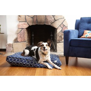 Molly Mutt Wool-Filled Dog Crate Pad, Blue, 30-in