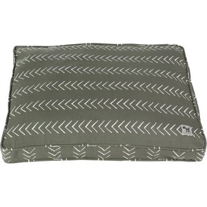 Molly Mutt Wool-Filled Dog Crate Pad, Dark Green, 48-in