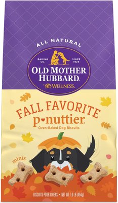 Old Mother Hubbard Fall Favorite P-Nuttier Crunchy Dog Treats, 1-lb bag, slide 1 of 1