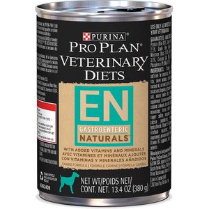 Purina Pro Plan Veterinary Diets EN Gastroenteric Naturals Wet Dog Food, 13.4-oz, case of 12, bundle of 2