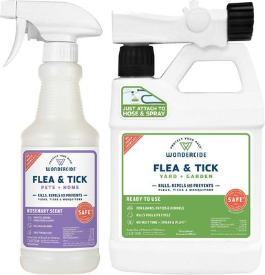 Wondercide Rosemary Home & Pet Flea & Tick Spray, 16-oz bottle & Wondercide Yard & Garden Flea & Tick Spray, 32-oz bottle, slide 1 of 1
