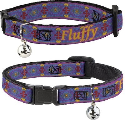 Buckle-Down Disney Aladdin Magic Carpet Tapestry Personalized Breakaway Cat Collar with Bell, slide 1 of 1