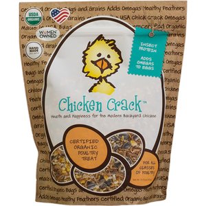 Treats for Chickens Chicken Crack Certified Organic Poultry Treat, 29-oz bag